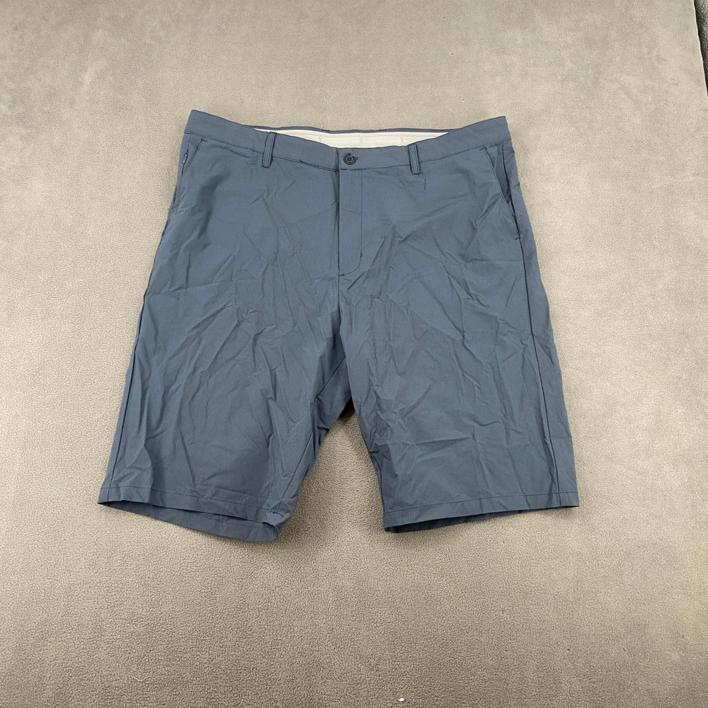 American Tall Mens‎ Performance Shorts Size 40 Blue Gray Ripstop Active Casual